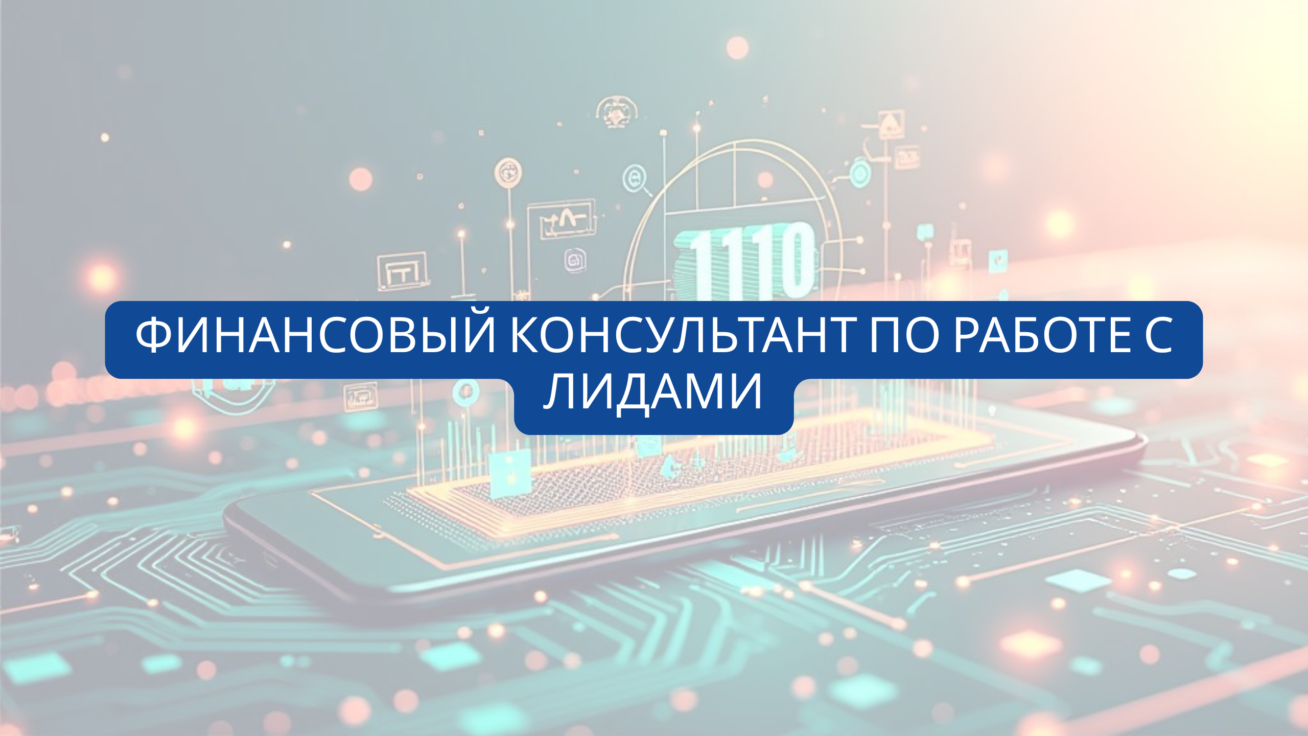 Финансовый консультант по работе с лидами